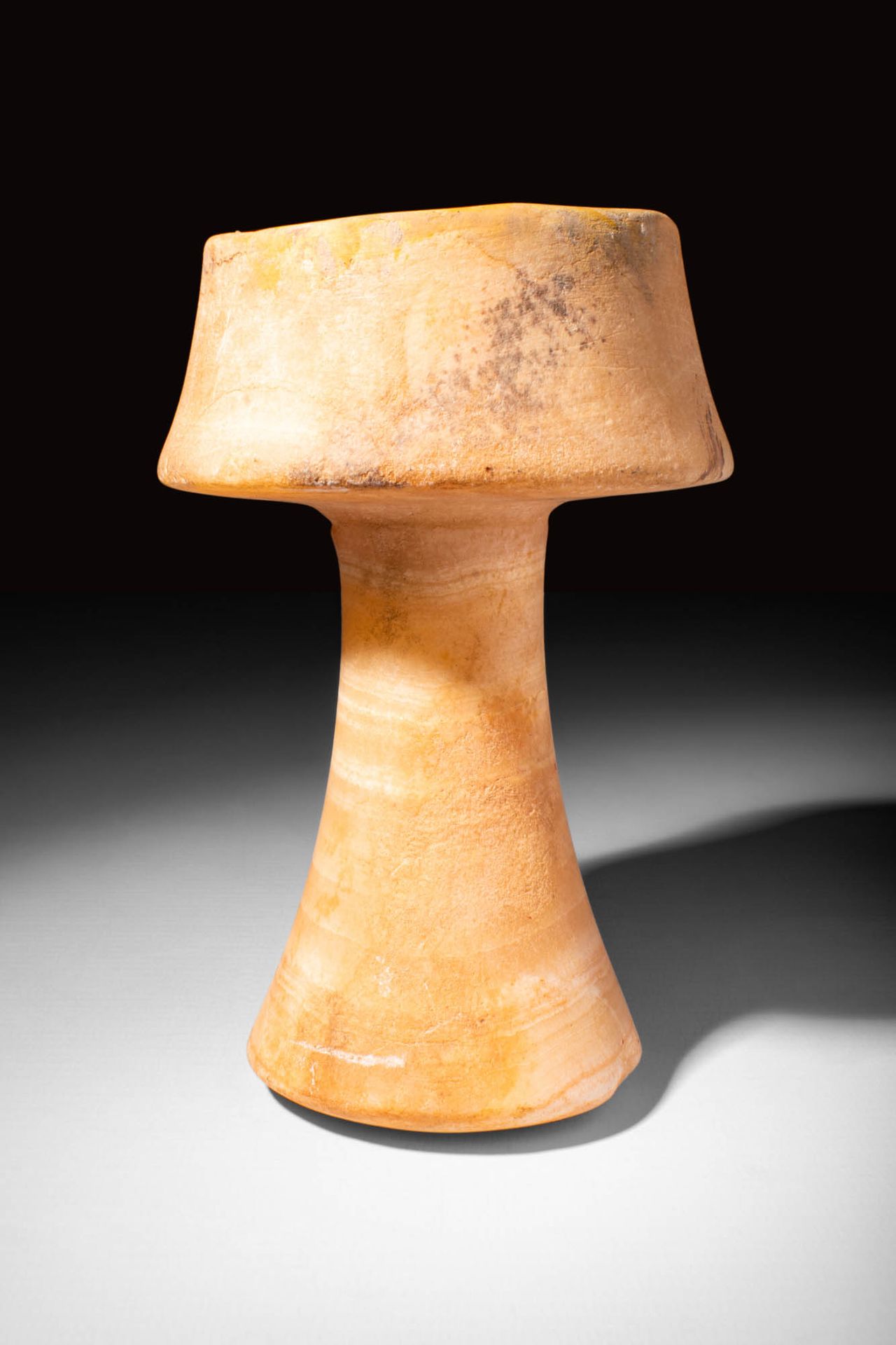 RARE BACTRIAN ALABASTER CHALICE Ca. 2300 - 1800 BC.
A rare Bactrian alabaster ch&hellip;