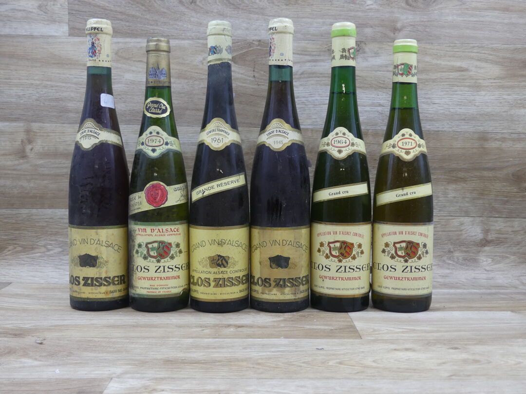 CLOS ZISSER Lot panaché CLOS ZISSER : 



2 bouteilles de CLOS ZISSER 1945, Loui&hellip;