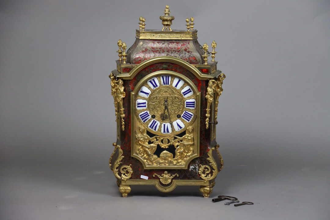Early XVIIIth century, chased and gilded bronze cartel, movement signed LE MAITR&hellip;