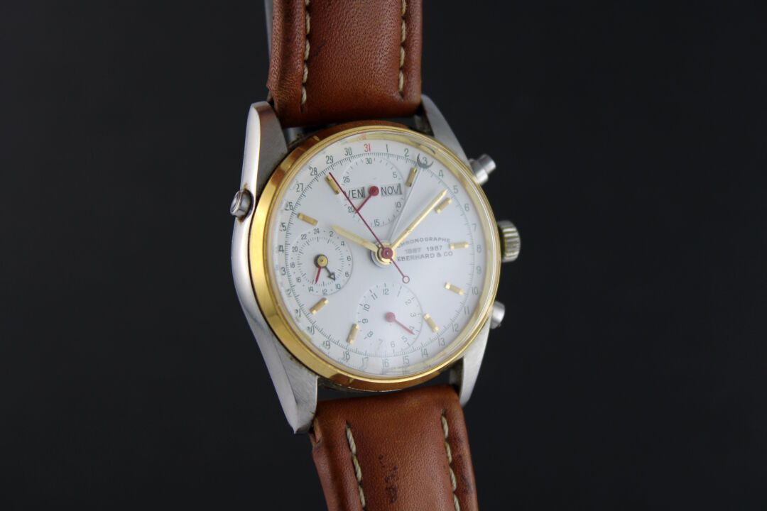 Null EBERHARD Navy Master réf. 32012/B
Montre chronographe bracelet en acier et &hellip;