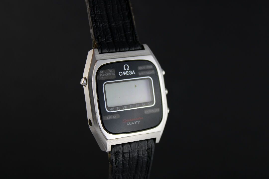 Null OMEGA Speedmaster LCD ref. 186.0010
Steel bracelet watch. Rectangular case &hellip;