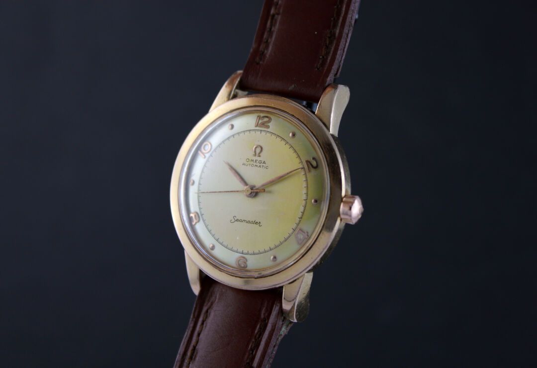 OMEGA Seamaster Ref.2494-6 Vergoldete Armbanduhr. Runde…
