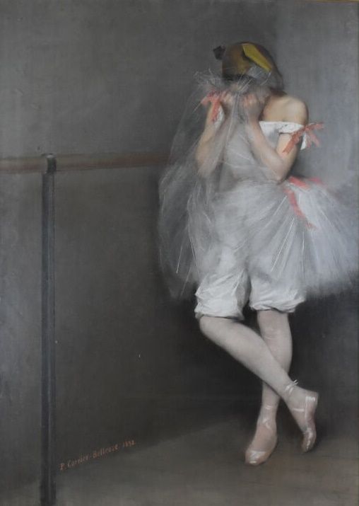 Pierre CARRIER-BELLEUSE (1851-1932/33). La ballerina, pastello firmato in basso &hellip;