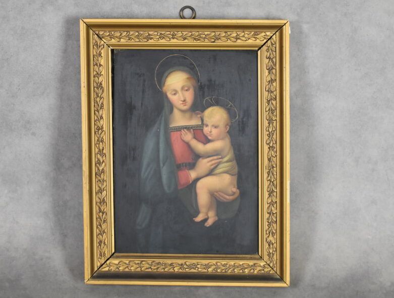 Vierge du Grand-Duc. 在拉斐尔之后，圣母和儿童耶稣（被称为大公的圣母，约1506-1507年，在意大利佛罗伦萨Palatina Pitti画&hellip;