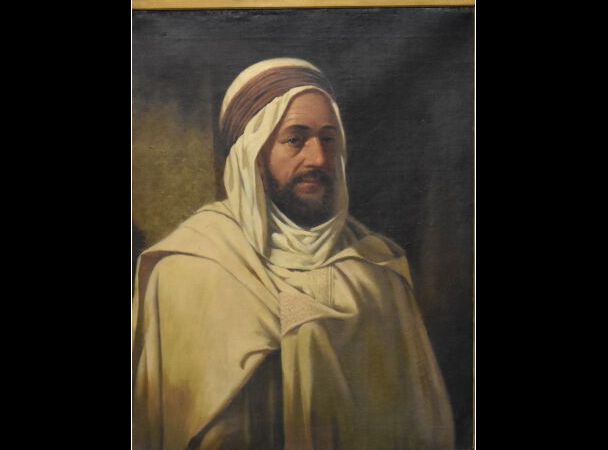 Ecole orientaliste du XIXè siècle. Porträt eines Mannes, Öl auf Leinwand. Signie&hellip;