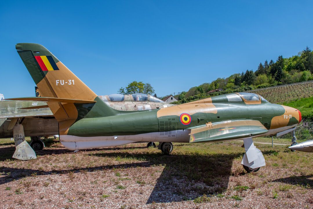 Null REPUBLIC THUNDERSTREAK F84F 1952
 
The lot is exhibited at the Chateau de S&hellip;