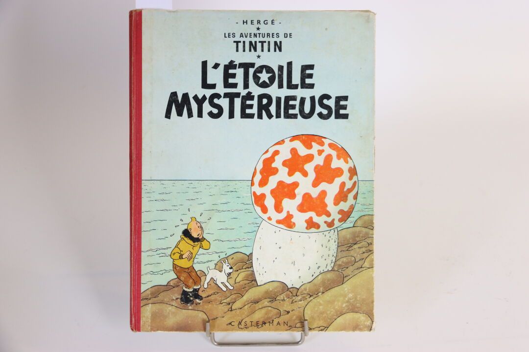 Null TINTIN. The Mysterious Star. 1958 red. B24