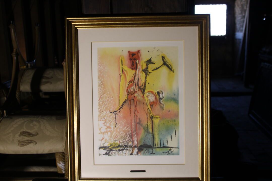 Null Salvador DALI (1904-1989) (after), suite of 4 lithographs. Dimensions: 46.5&hellip;
