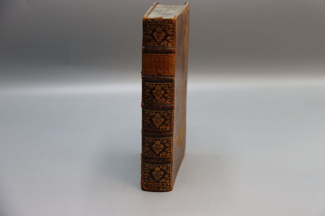 Null [伏尔泰] - 纪尧姆-瓦德的作品。S.L.N.N.[日内瓦，克拉默]，1764年。



 8开本，386(2)页，棕色基色，书脊有棱纹和装饰，标题&hellip;