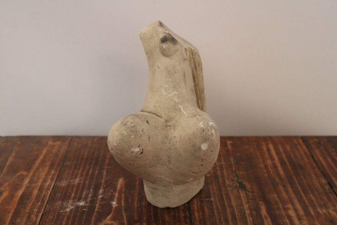 Null 保罗-路易-博洛特(1918-2003)。 裸体女人，石膏雕塑，无签名 带底座高度：23厘米。