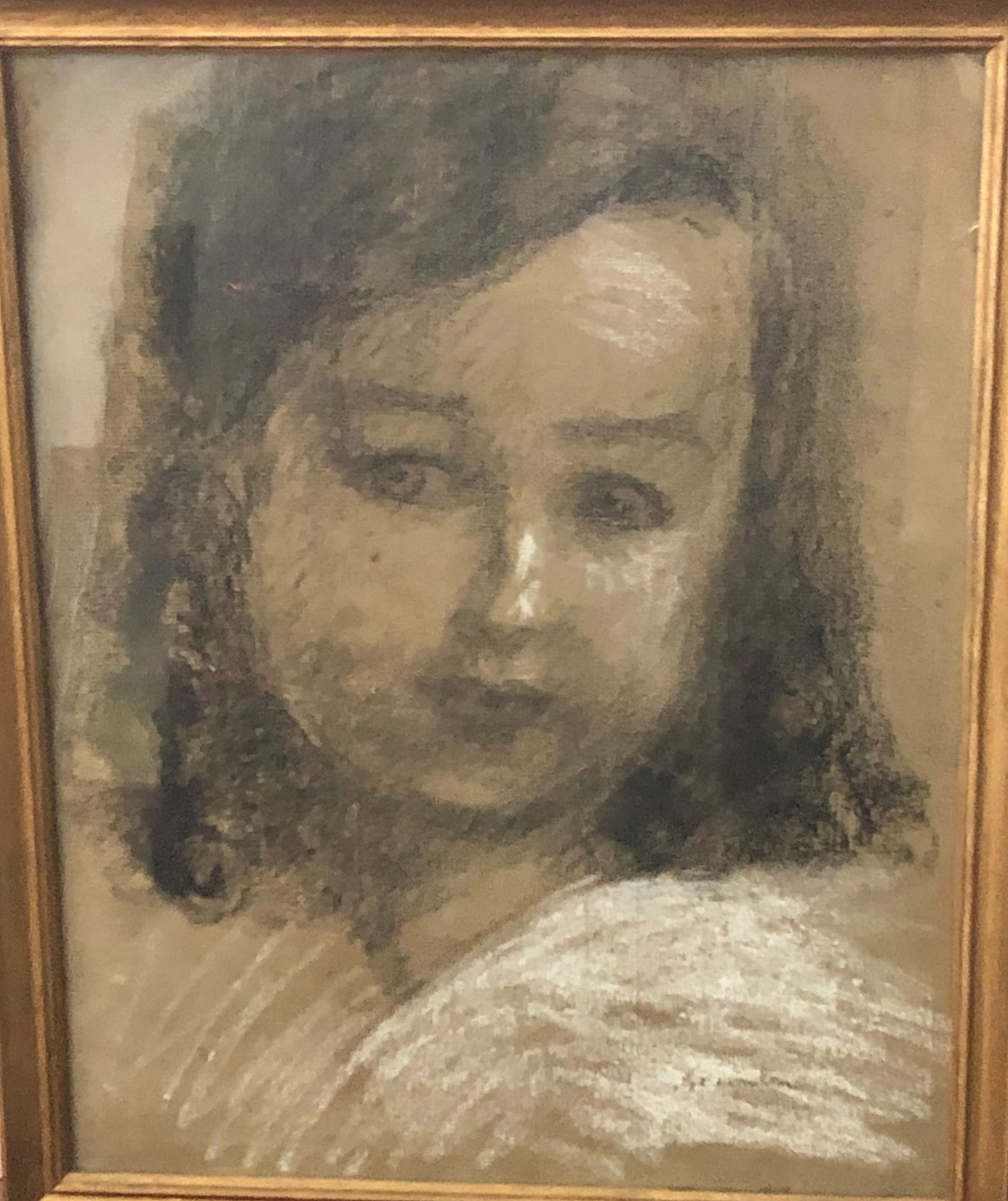 Null 泰奥菲勒-亚历山大-斯坦林（1859-1923）。

让娜-玛格丽特-胡戈6岁时的两幅画像（维克多-胡戈的孙女）。

纸板上的黑白粉笔画，左下方有签名&hellip;