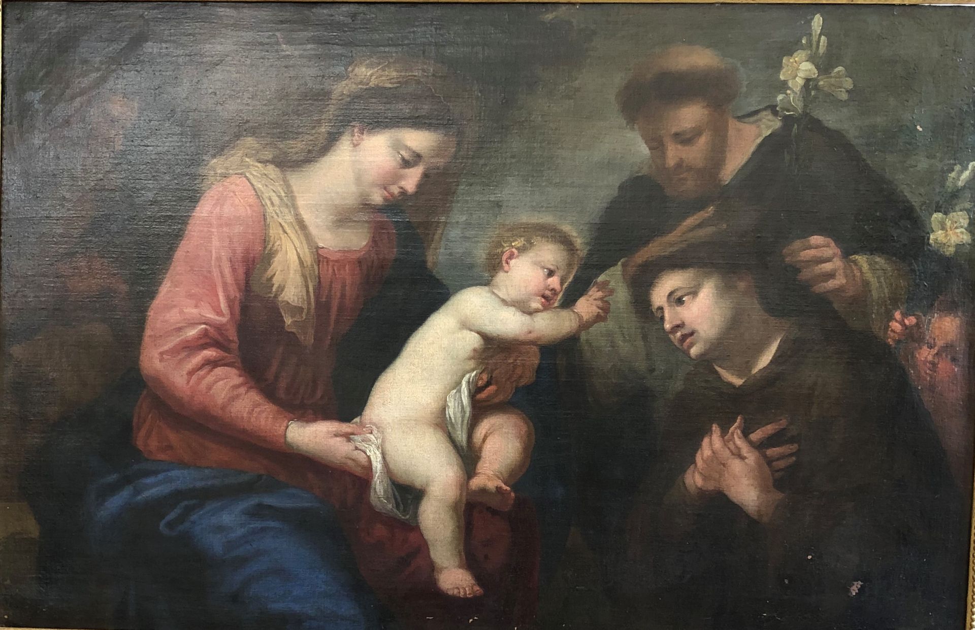 Null Scuola di SIVIGLIA. XVII secolo. Seguace di B.E.MURILLO 

Vergine e Bambino&hellip;