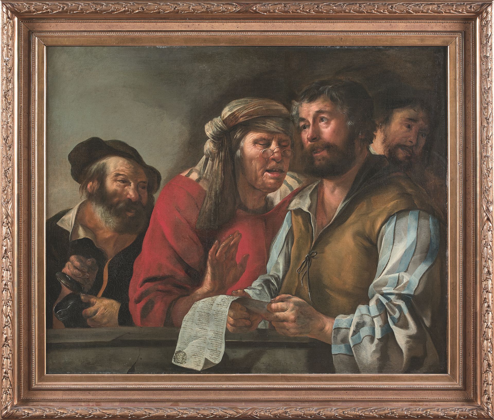 Null 
约翰内斯-洛伊弗斯（乌得勒支1620-1660/1670） 




歌手们。




布面油画，在底部中央JL处签名。 




84 x 102&hellip;