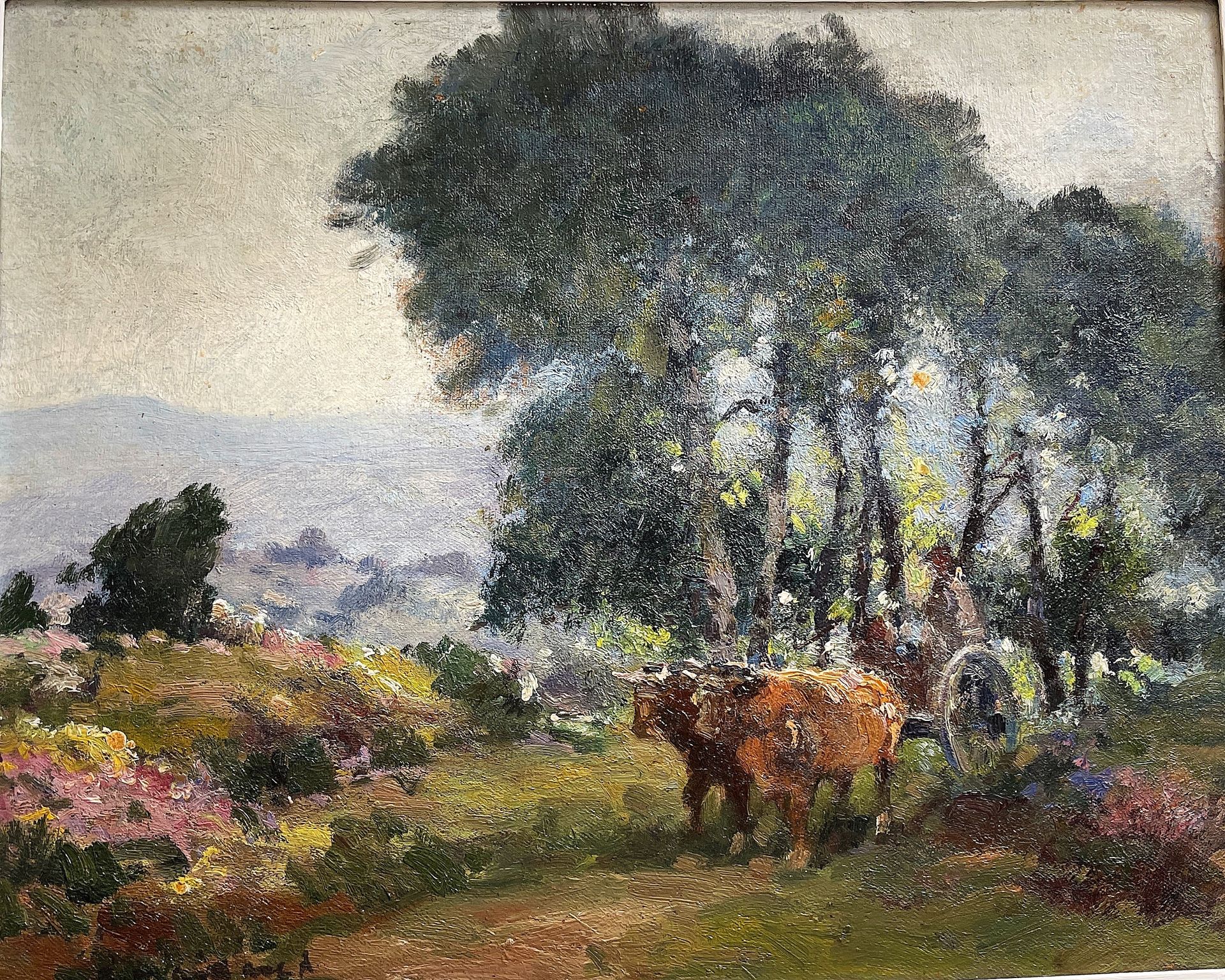 Fernand MAILLAUD (1862-1948) 
Fernand MAILLAUD (1862-1948)




克鲁索瓦风景。




板上油彩。&hellip;