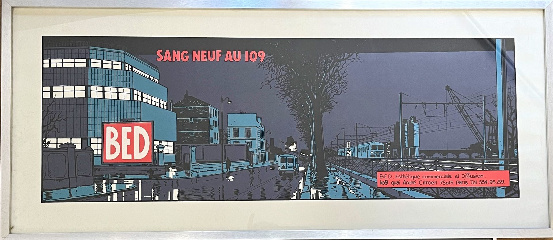 Null Jacques TARDI (born 1946)
Sang Neuf au 109 
Serigraphy colors of the BED.
S&hellip;