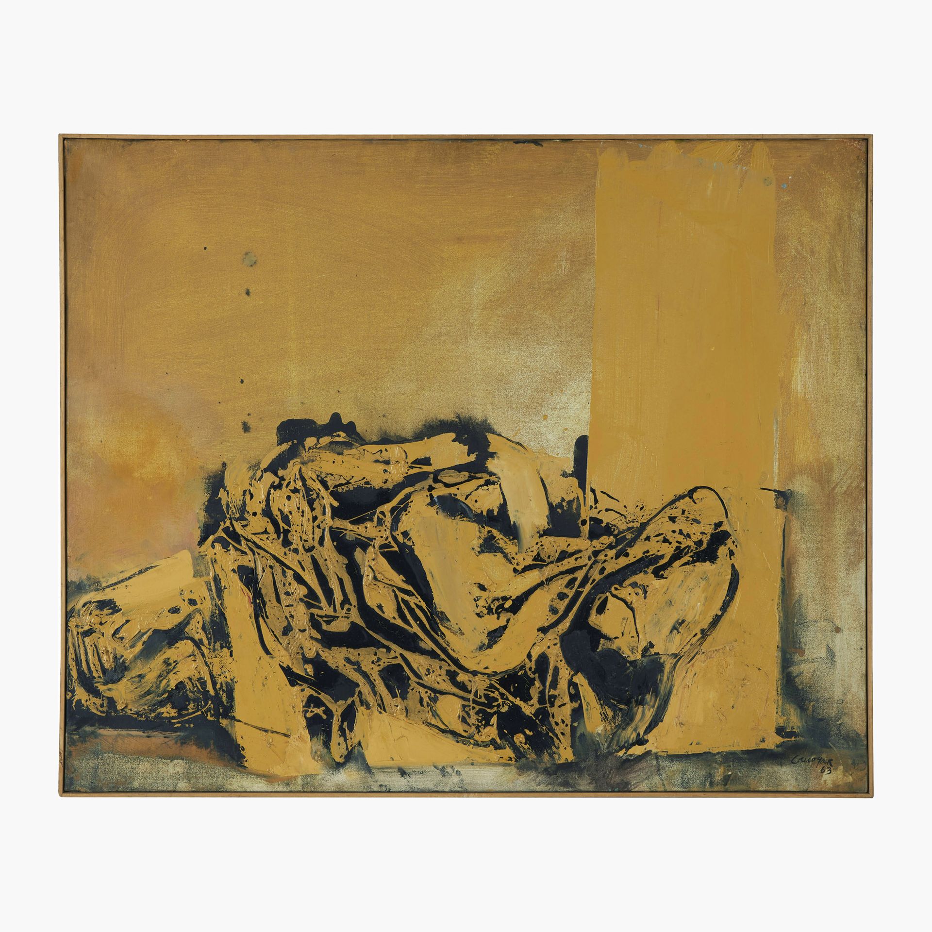 Rafael Canogar 拉斐尔-卡诺加尔，《第103号画》。



1963

布面油画

高80 x 宽100厘米（高31.50 x 长39.37英寸）&hellip;