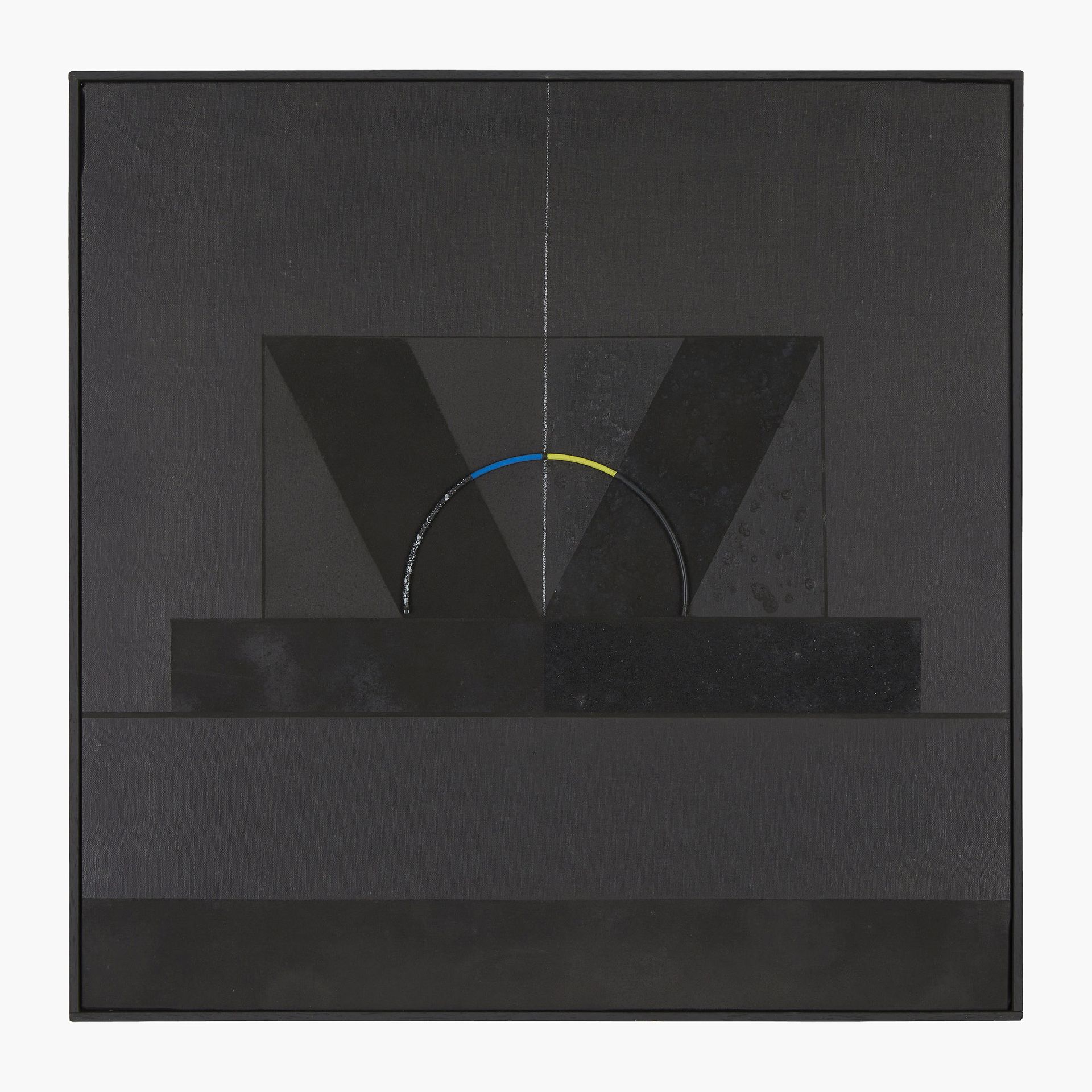 Walter Valentini 瓦尔特-瓦伦蒂尼，黄弓



1977

画布上的混合媒体

高50 x 长50厘米（高19.69 x 长19.69英寸）。
&hellip;