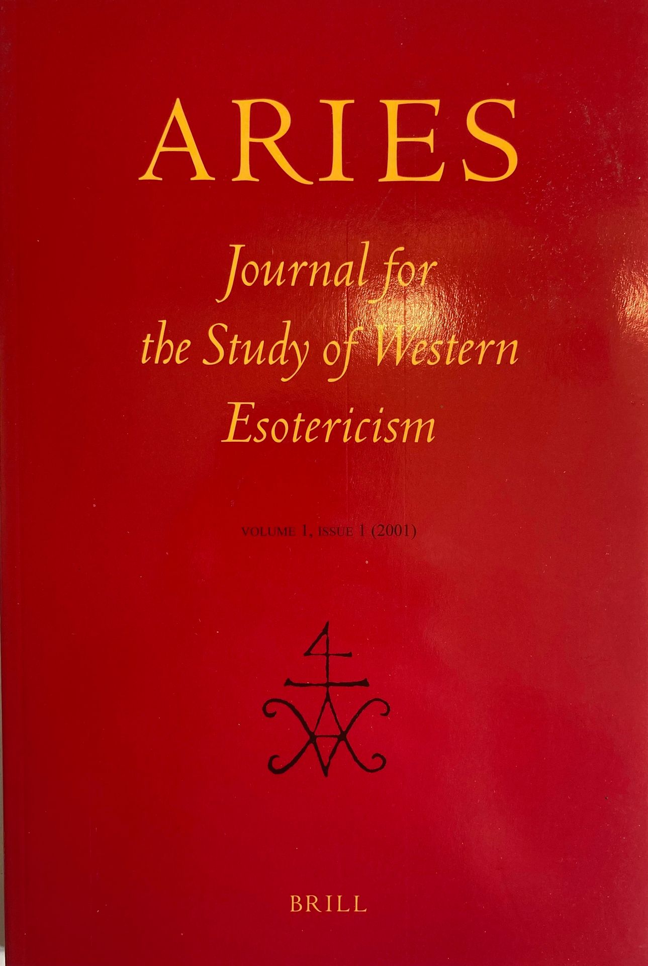 Null ARIES. Journal pour l'étude de l'ésotérisme occidental. Vol. 1-17. (2001-17&hellip;