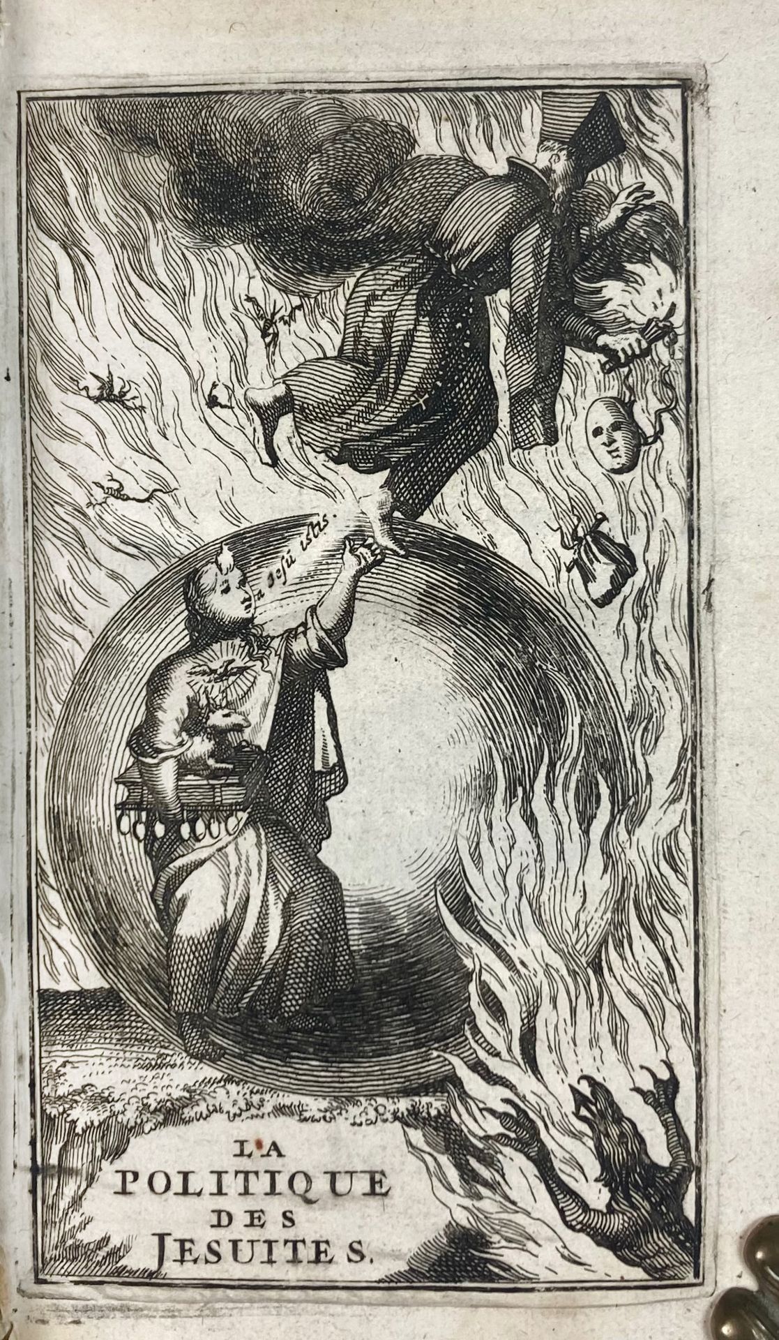 Null (MONPERSAN, L. De). La politique des Jésuites. Cologne, P. Marteau, 1689. (&hellip;