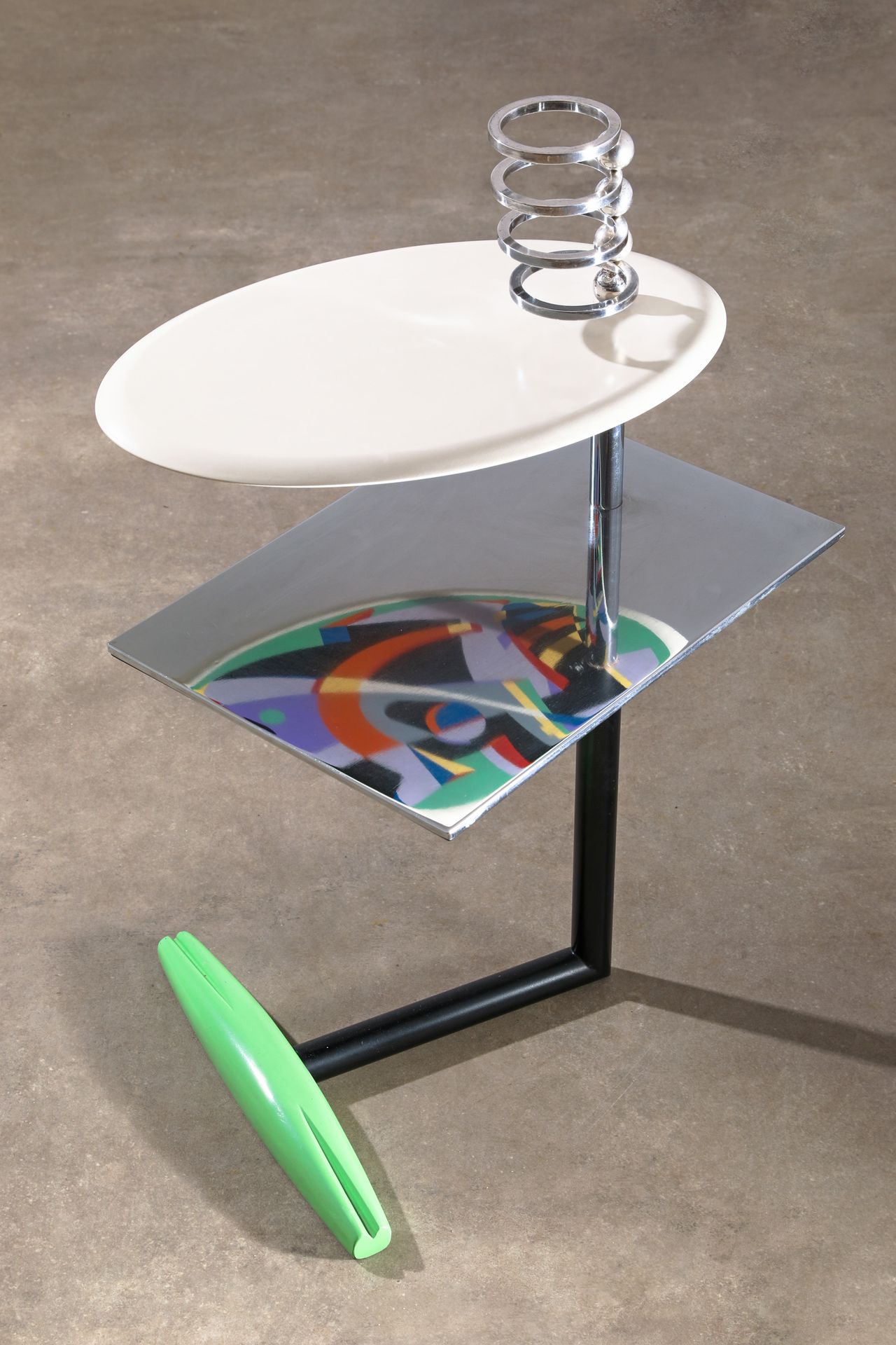 Alessandro Mendini. Zabro / Nuova Alchimia, Side Table, model Acilio Alessandro &hellip;