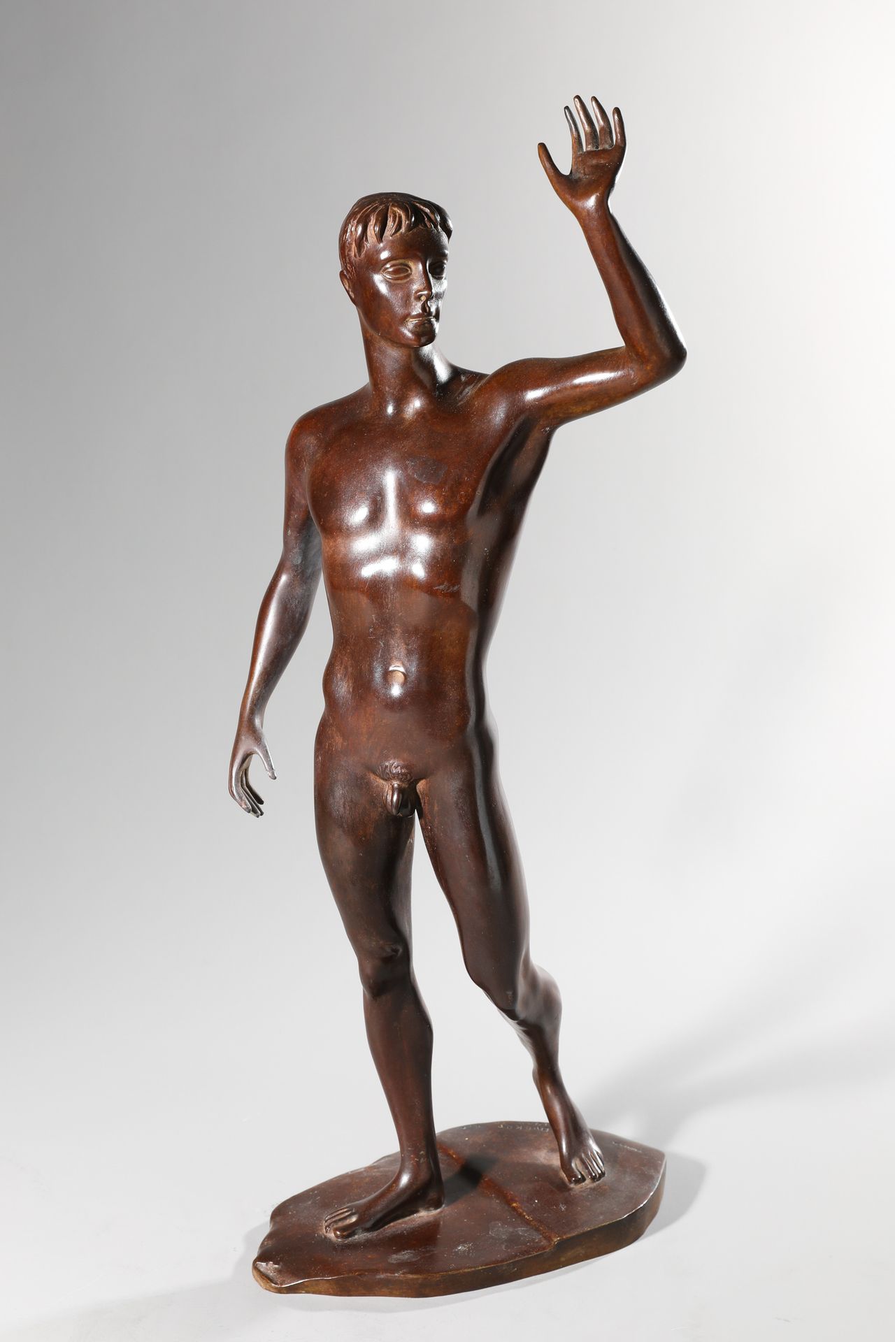 Arno Breker*, Standing male nude, 1969-70, Bronze, E.A., H. 50 cm Arno Breker*, &hellip;