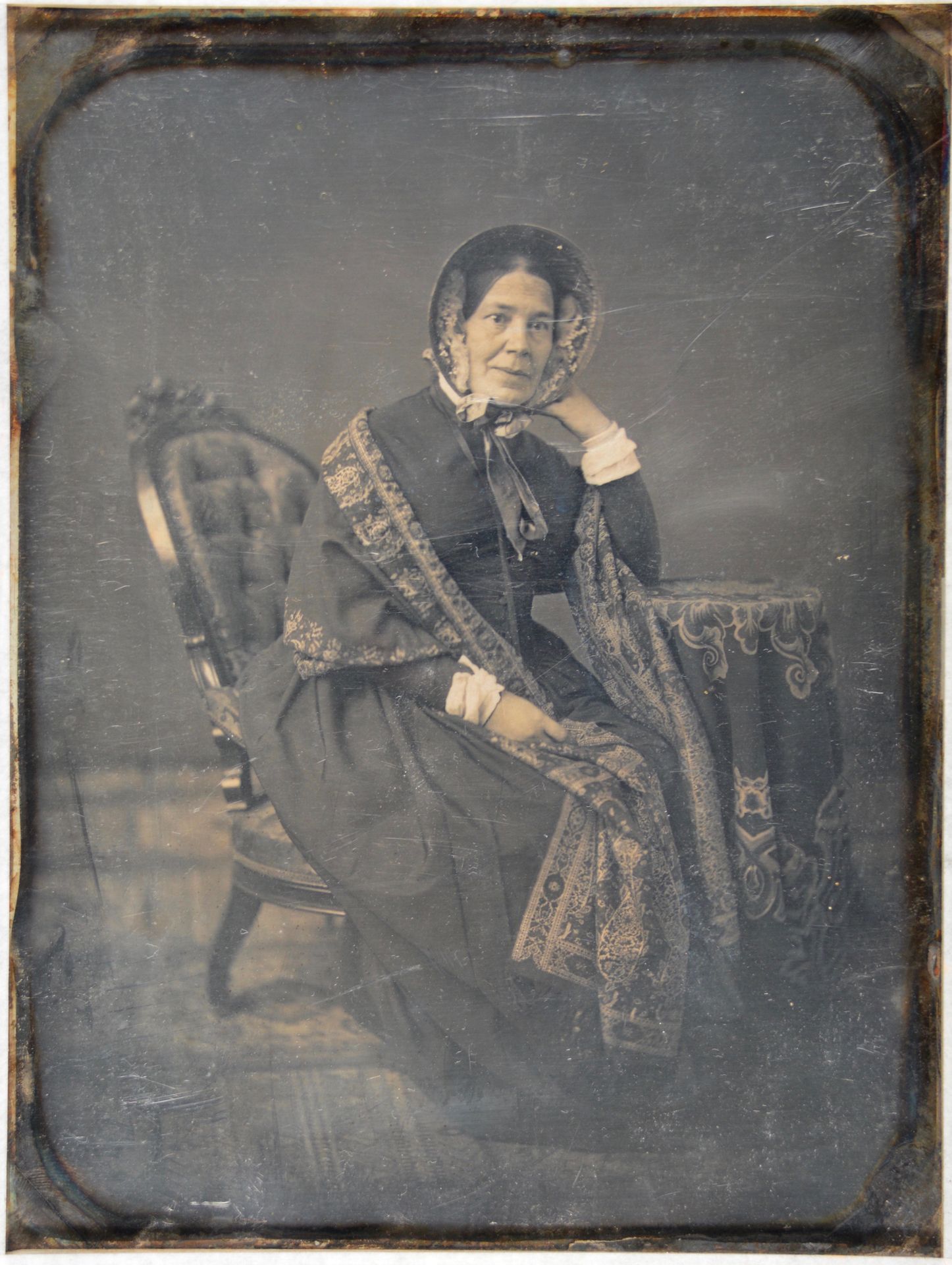 French daguerreotypist 
苏菲-罗斯托普钦，塞古尔伯爵夫人，巴黎，1840年代末。全板达盖尔照相术，220x165毫米，旧框架，玻璃已更换&hellip;