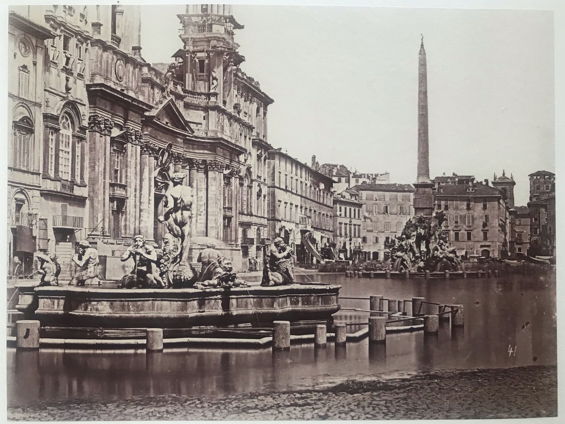 James Anderson (1813-1877) Lago di Piazza Navona carta salata albuminata, 240x18&hellip;