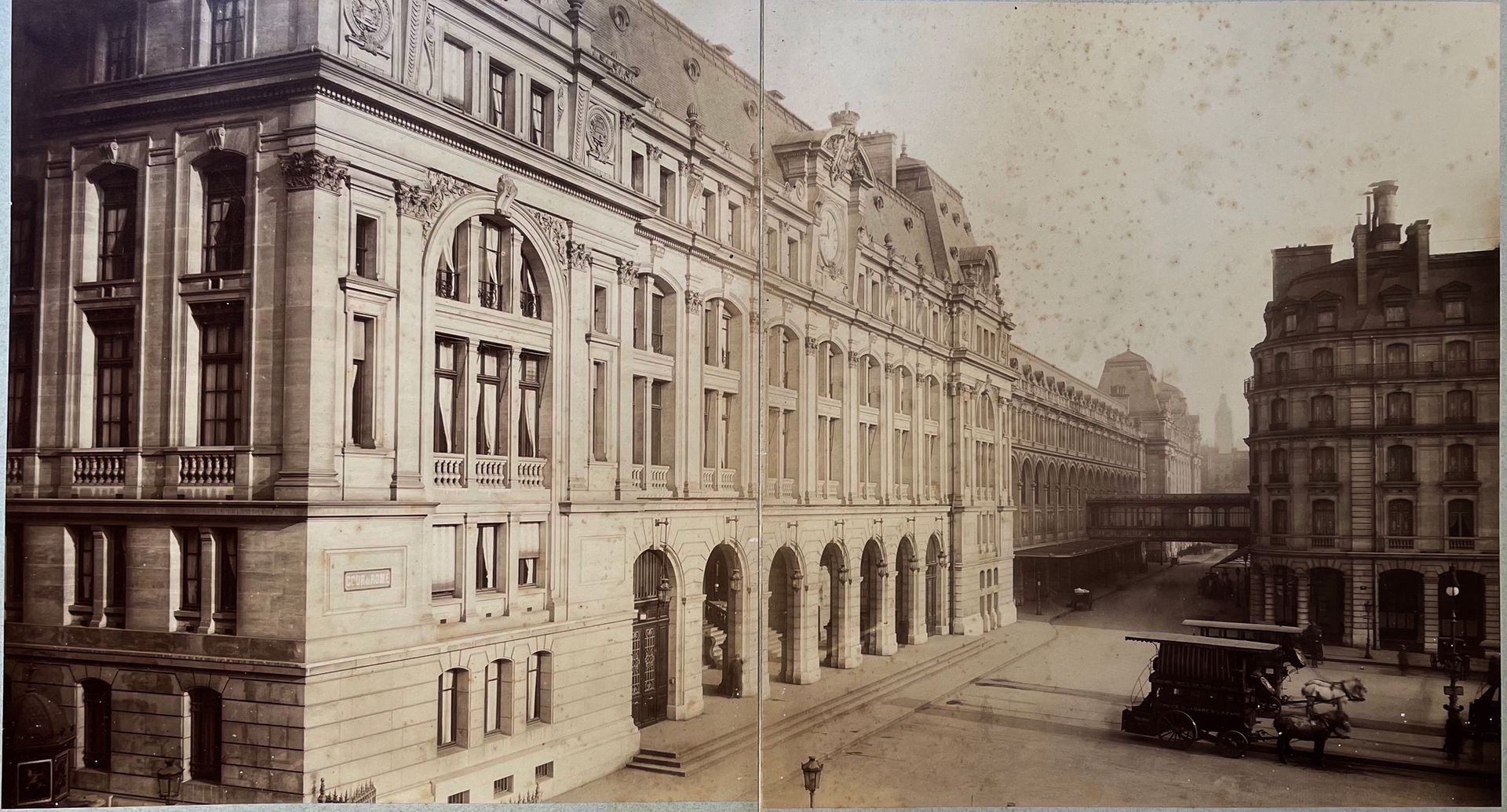 Albert Chevojon (1864-1925) successor Delmaet et Durandelle 罗马法院圣拉扎尔火车站，1888年 非常&hellip;