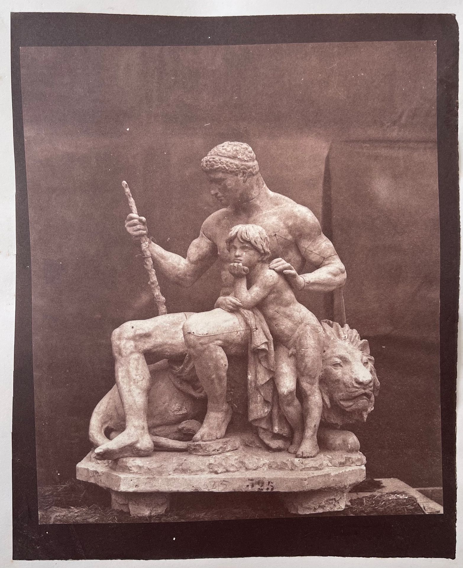 Edouard Baldus (1813-1889) after Antoine-Louis Barye La Force，装饰杜伊勒里宫，巴黎，约1855年 &hellip;