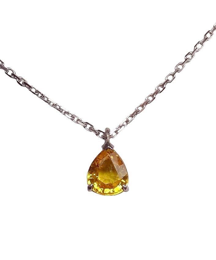Null Drop pendant + chain forçat diamond-cut white gold 750/1000 (18K) hallmarke&hellip;