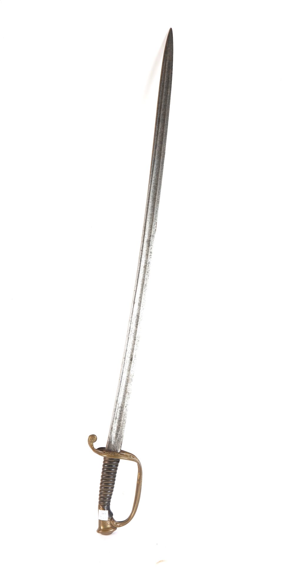 Null 
步兵军官的军刀，1855年的型号。镂空外壳的单枝护栏。弯曲的刀片。长度：93厘米

军品专家：Gaëtan BRUNEL，CEA专家/电话：+33 &hellip;