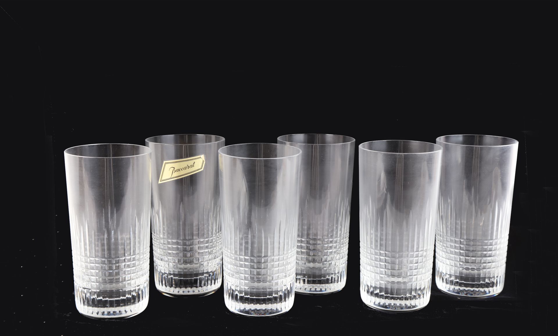 Null BACCARAT, 17054, Box of 6 whisky glasses. Ht : 14 cm. (box n°2)