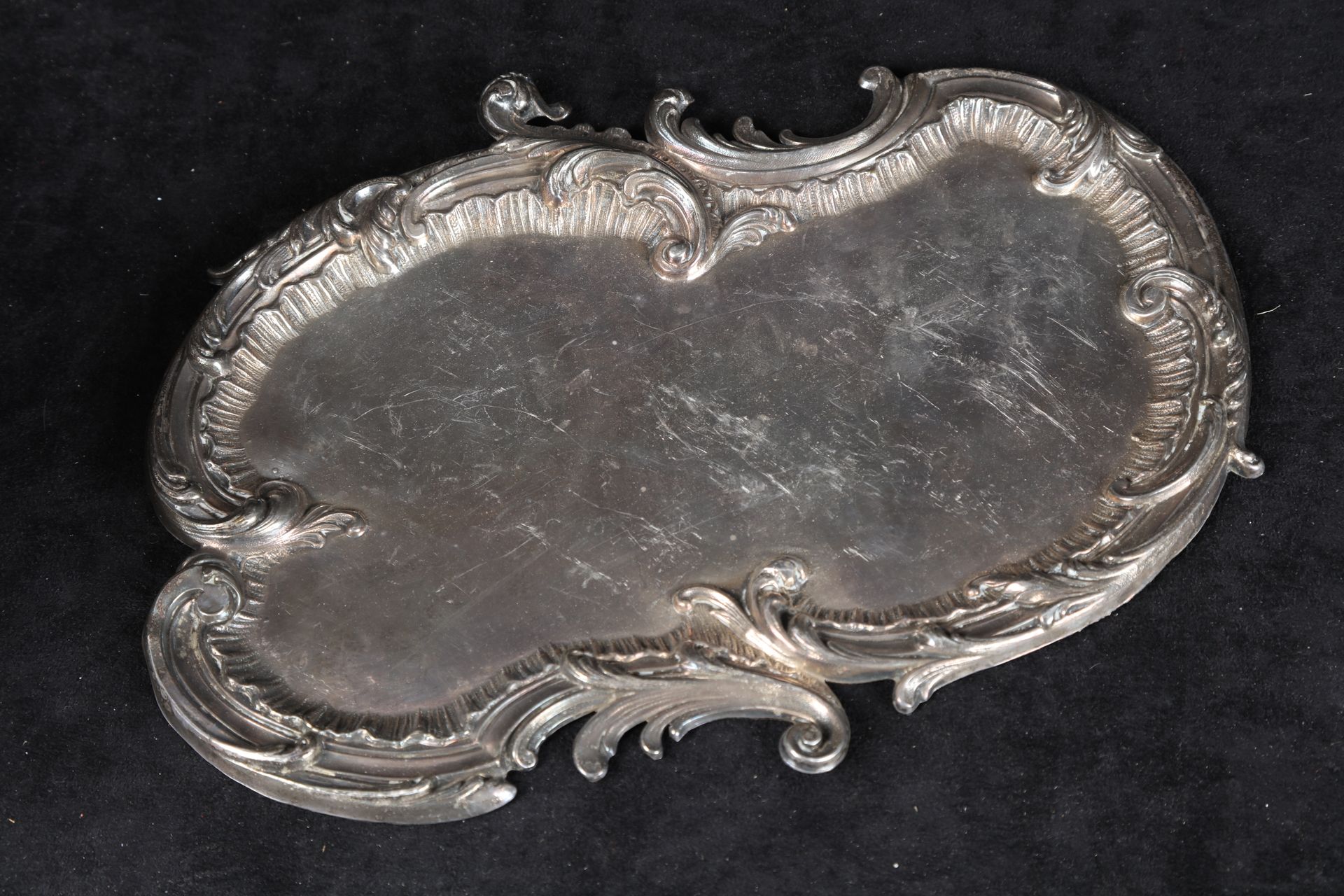 Null Chauffe-plat en métal argenté, diamètre 28 et surtout en métal argent, form&hellip;