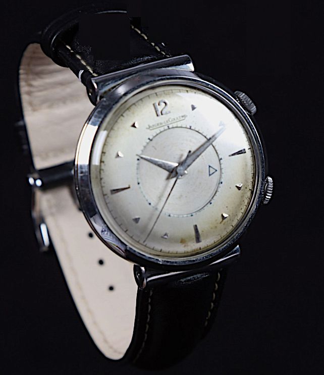 Null Reloj de pulsera JAEGER LECOULTRE, modelo Memovox en metal. Movimiento auto&hellip;