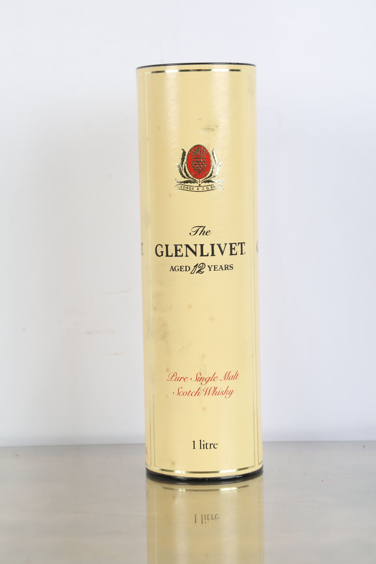 Null 1 bouteille de Scotch Whisky GLENLIVET, 12 ans d'âges (ref 19)