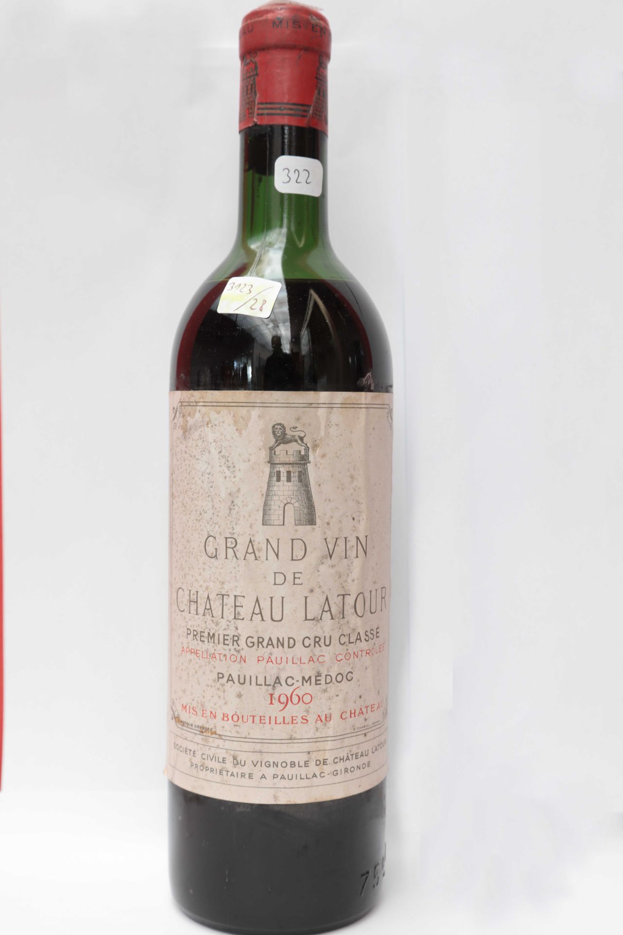 Null 1 Flasche Grand Vin von Château Latour, 1er Grand Cru Classé, Pauillac Médo&hellip;