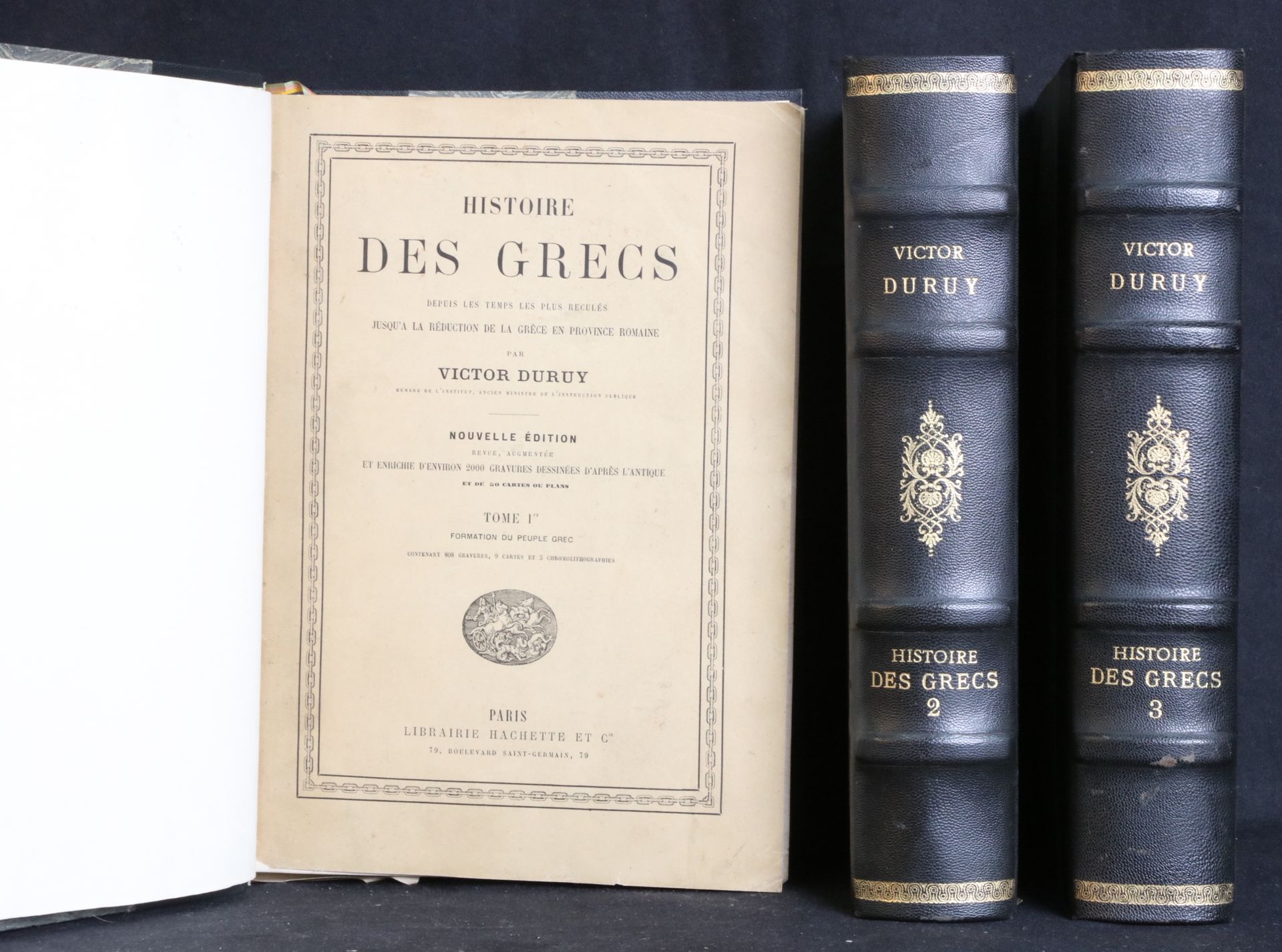 Null DURUY Victor, Histoire des Grecs, 3 volumes