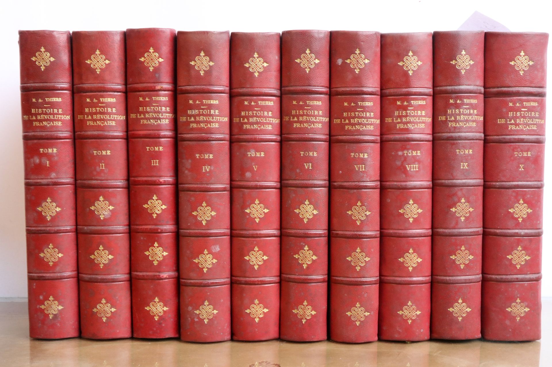 Null THIERS M.A. Histoire de la révolution Française, Tome I à X (10 volumi) 186&hellip;