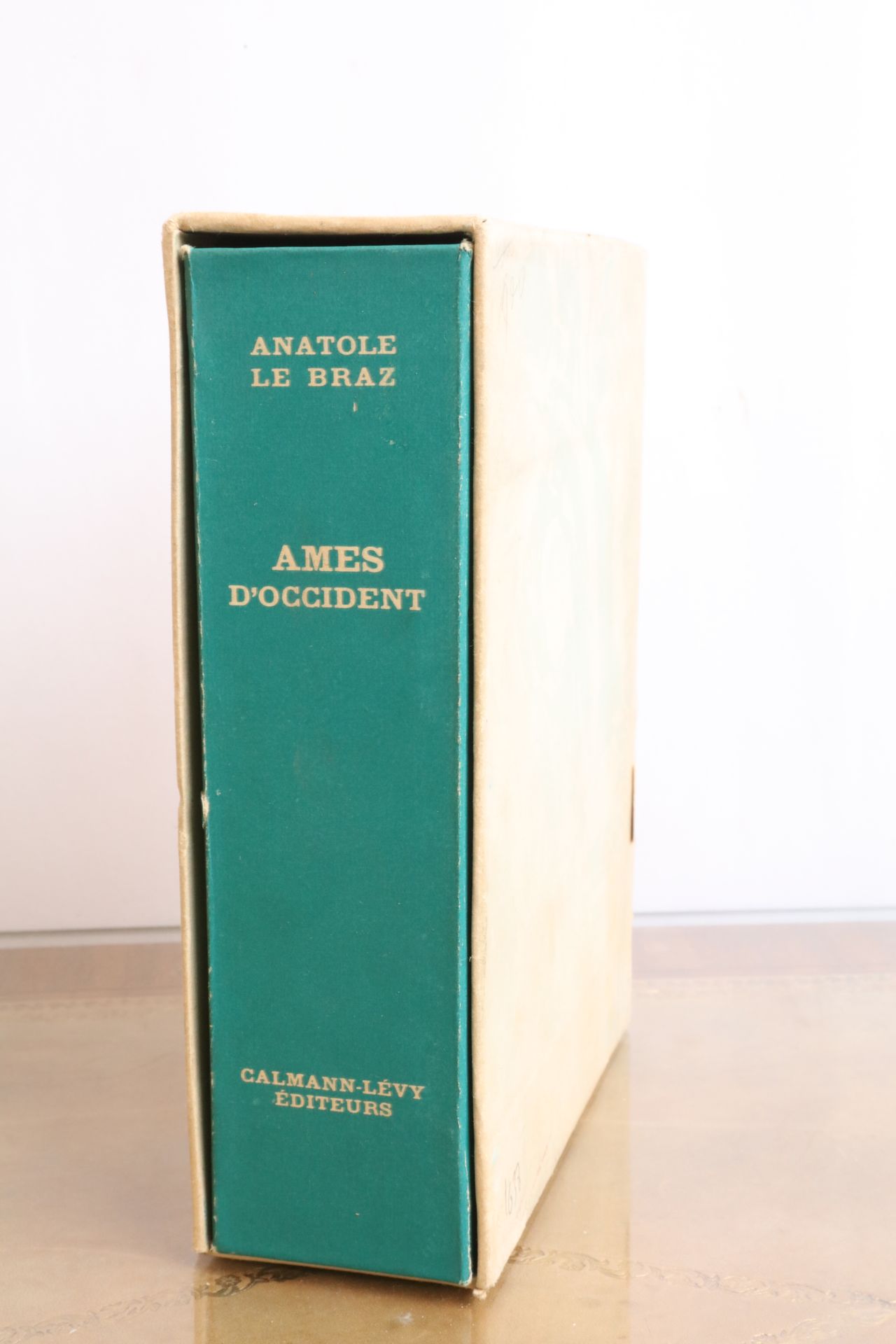 Null LE BRAZ Anatole, Ames d'occident, litografia di Watrin, calman-Lévy éditeur&hellip;