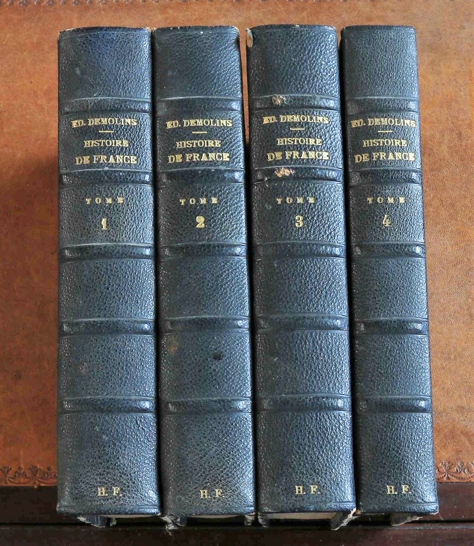 Null DEMOLINS, Storia di Francia, tomo 1, 2,3,4 (1879)