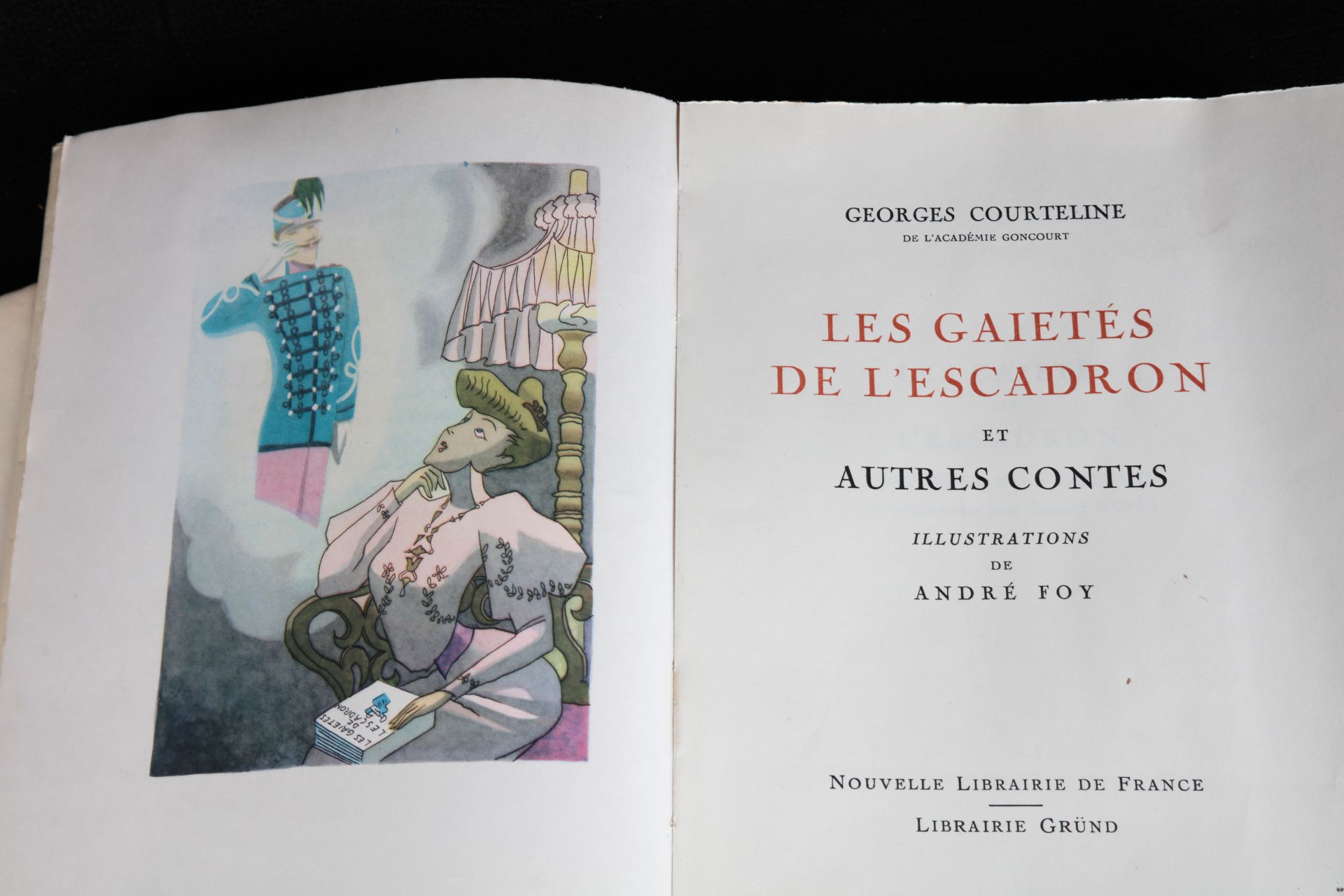 Null COURTELINE G. Les gaités de l'escadron, illustration de A. Foy, Grund. 19X2&hellip;