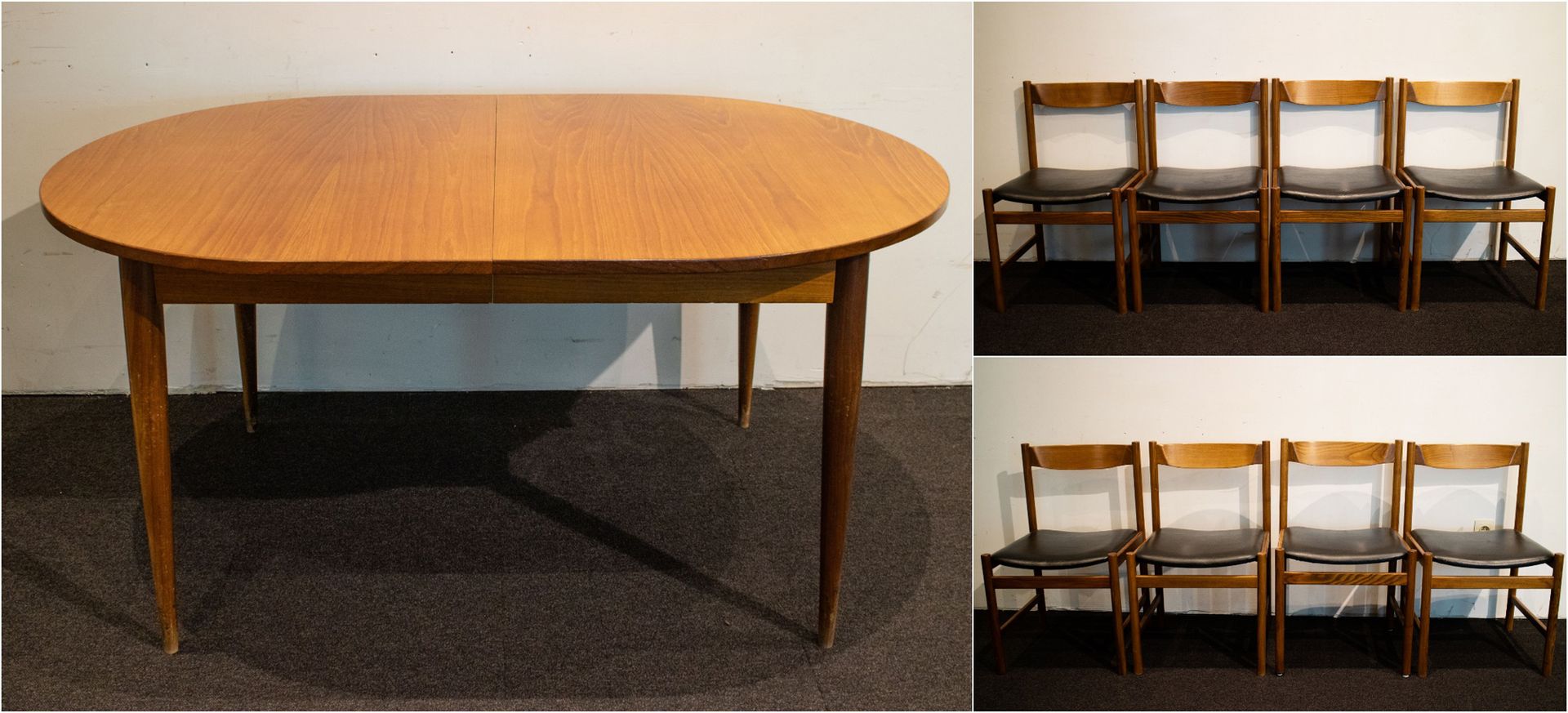 Null Vintage Tisch + 8 Stühle skandinavisch
Vintage Tisch + 8 Stühle skandinavis&hellip;