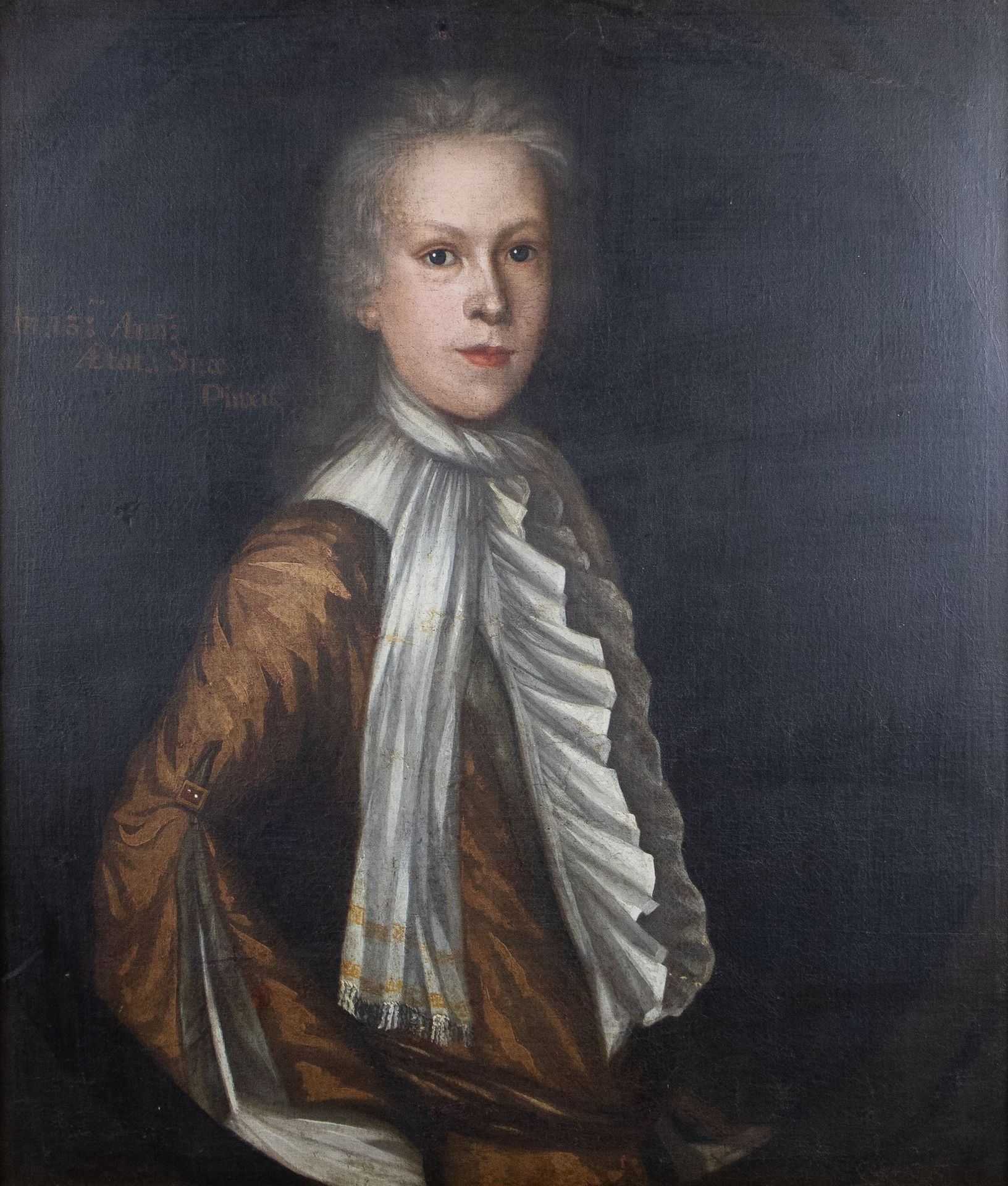 EUROPEAN SCHOOL 18th CENTURY 一个贵族的肖像。布面油画，没有签名。Portret van een edelman.Olie op d&hellip;