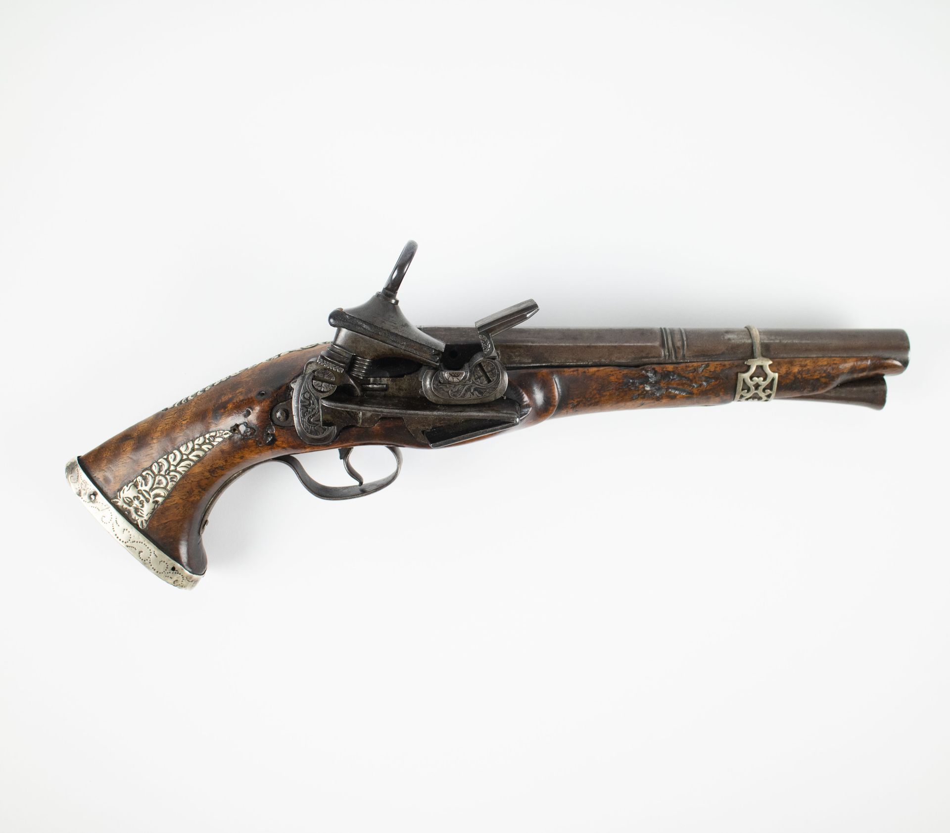 Italian Ripol miquelet pistol period 1820 Pistolet miquelet italien Ripol, perio&hellip;