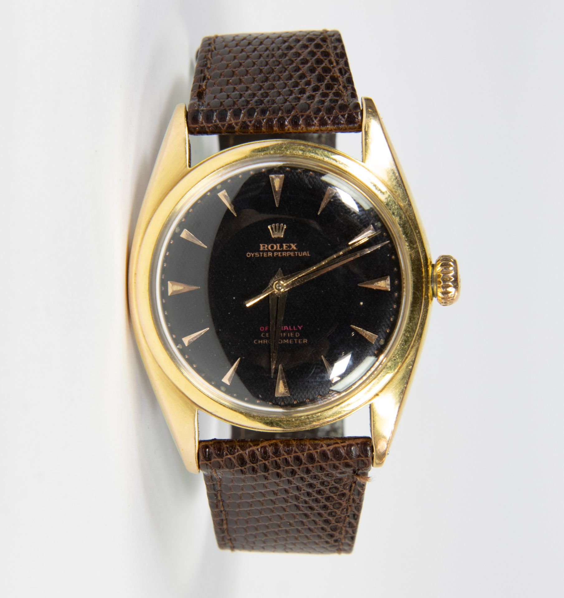 Rarissime Rolex Oyster Perpetual pour homme des années 1950 ref 6029, couronne 1&hellip;