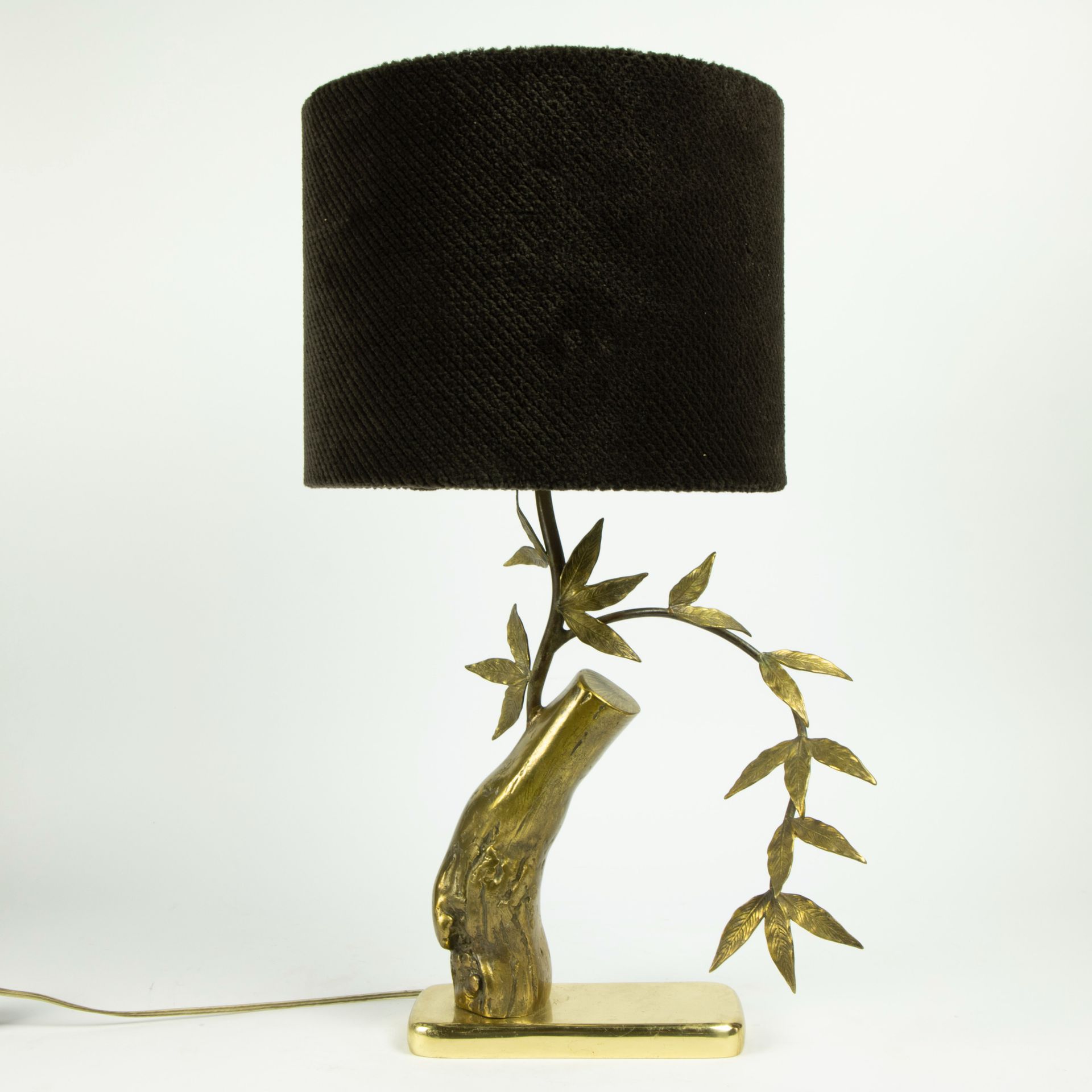 Null Mid-Century massive brass tree table lamp in the style of Willy Daro, 1960s&hellip;