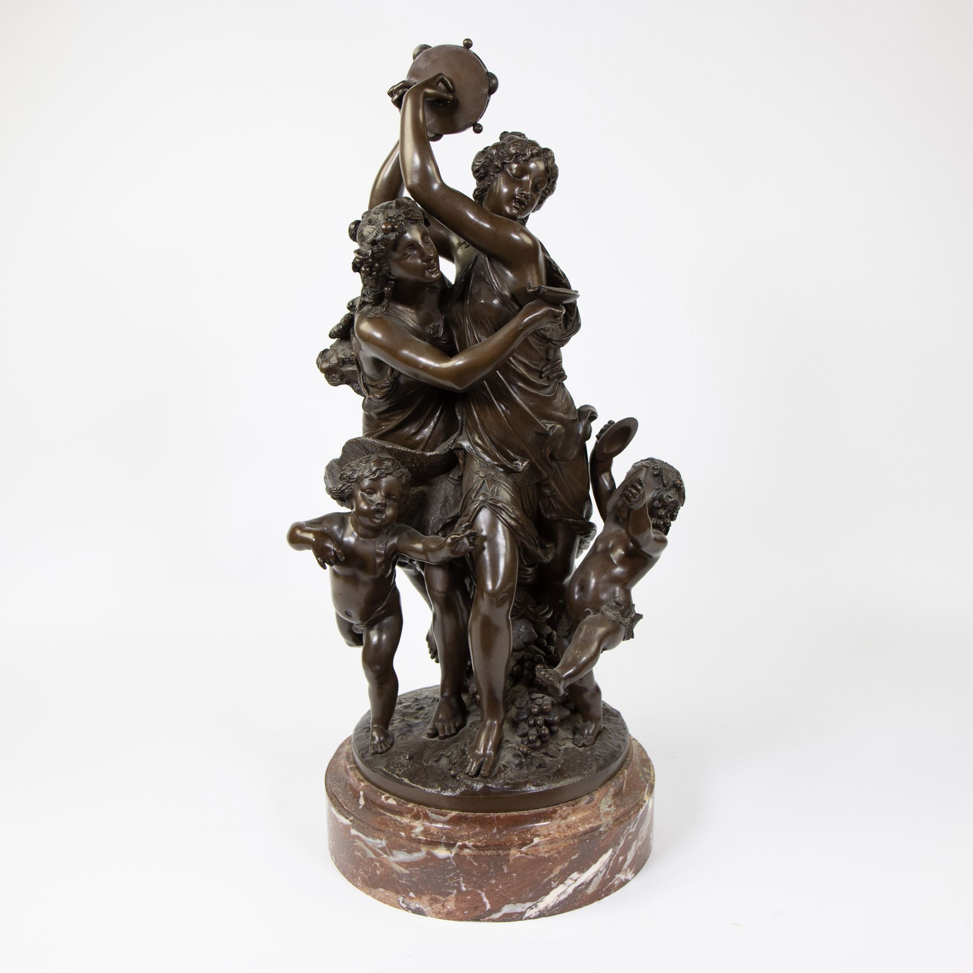 Null Pierre-Maximilien DELAFONTAINE (1774-1860)
Bronze Tänzerinnen mit Tamburin,&hellip;
