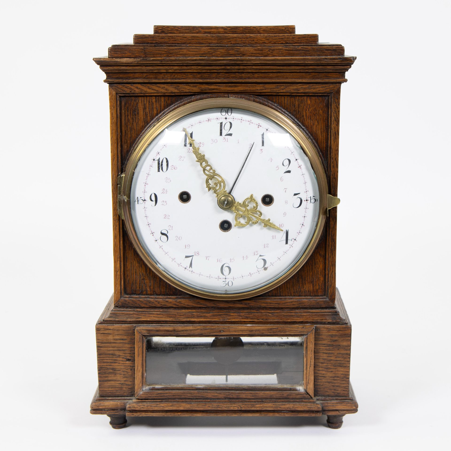 Null German clock in oak case signed Johan Nepohnic Vogel in Göggingen
Duitse kl&hellip;