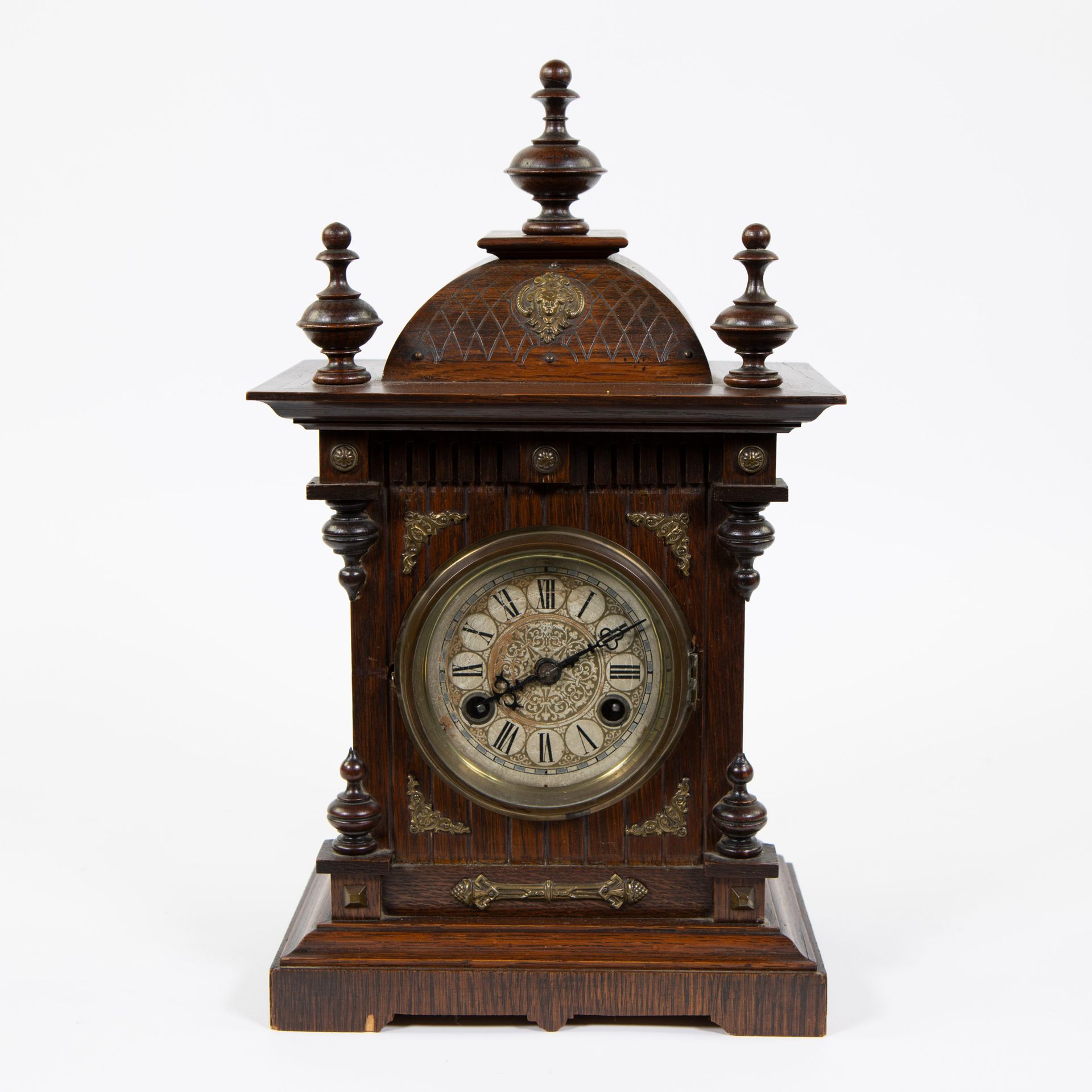 Null Antique Junghans table clock, ca 1880, marked
Antieke Junghans Tafelklok, c&hellip;
