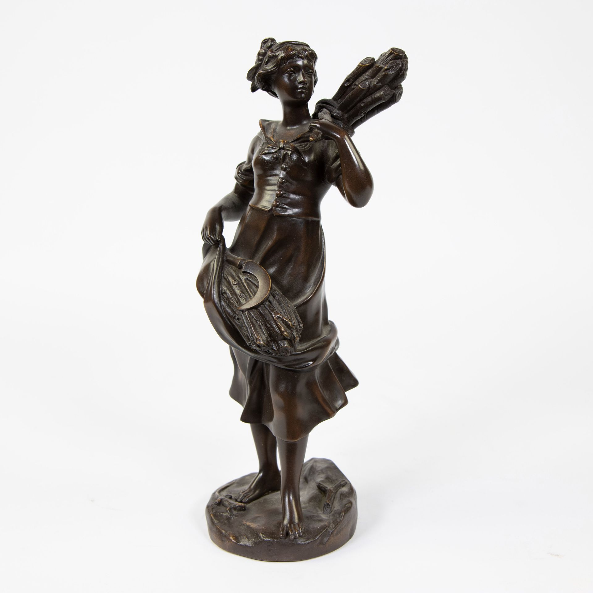 Null Henri GIRAUD (c.1805-1895)
青铜器《播种者》，签名：

Brons La faucheuse, getekend.
高30厘&hellip;